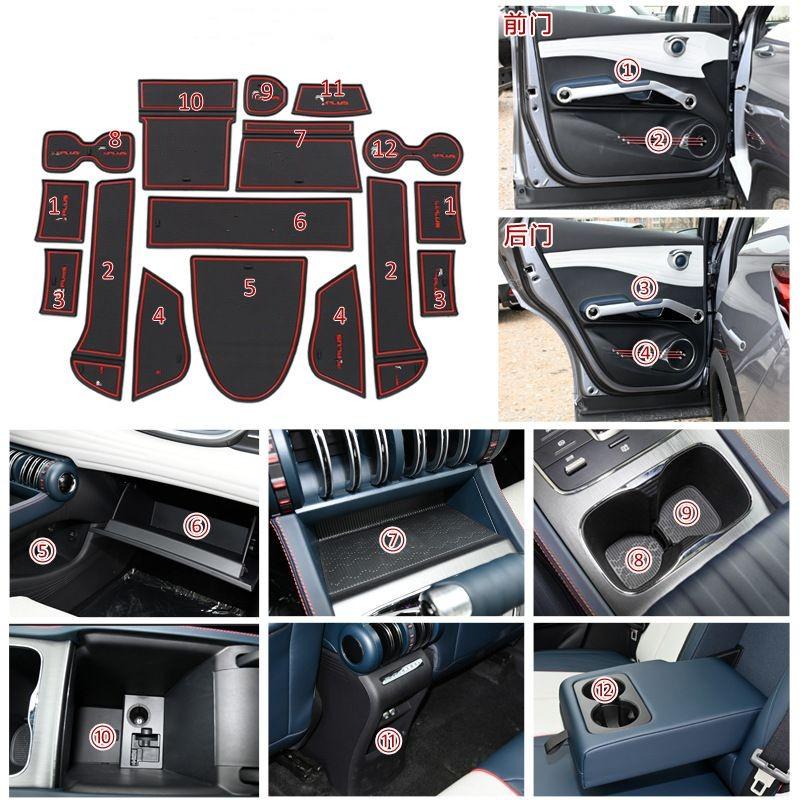 Коврик для дверных пазов автомобиля для BYD ATTO 3 2022 2023, противоскользящий коврик, резиновый коврик для ворот, автоинтерьер