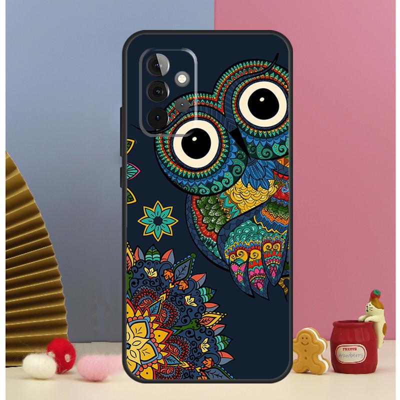 Милый мультяшный чехол-сова для Samsung Galaxy A13 A33 A53 A32 A52 A22 A12 A15 A25 A71 A51 A14 A24 A34 A54