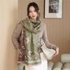 Новый жаккардовый шарф с узором «цветок кешью» женский осенне-зимний модный шаль из имитации кашемира утолщенный теплый шарф