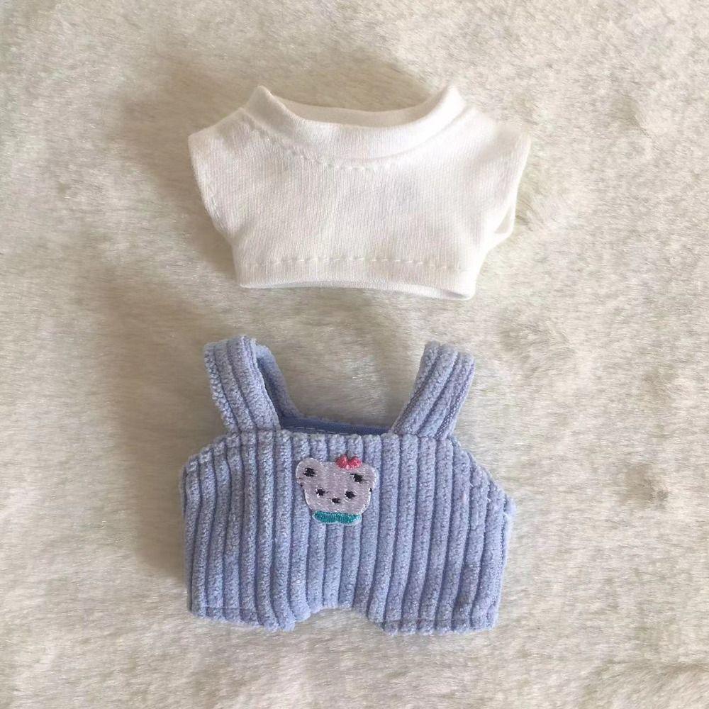 Милая кукла-футболка, мини-куклы, игрушки, аксессуары, новая кукла, комбинезон, 10 см, хлопковая кукла