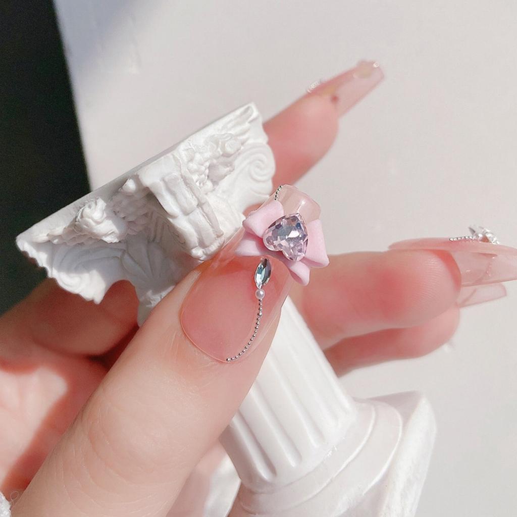 10 шт. 3D украшения для ногтей роскошные смоляные стразы для дизайна ногтей блестящие кристаллы бриллиантовые камни для украшения ногтей кольца серьги своими руками