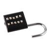 Security Padlock 10 Digits Push Button Combination Outdoor Waterproof Padlock for Gym Cabinet Gate