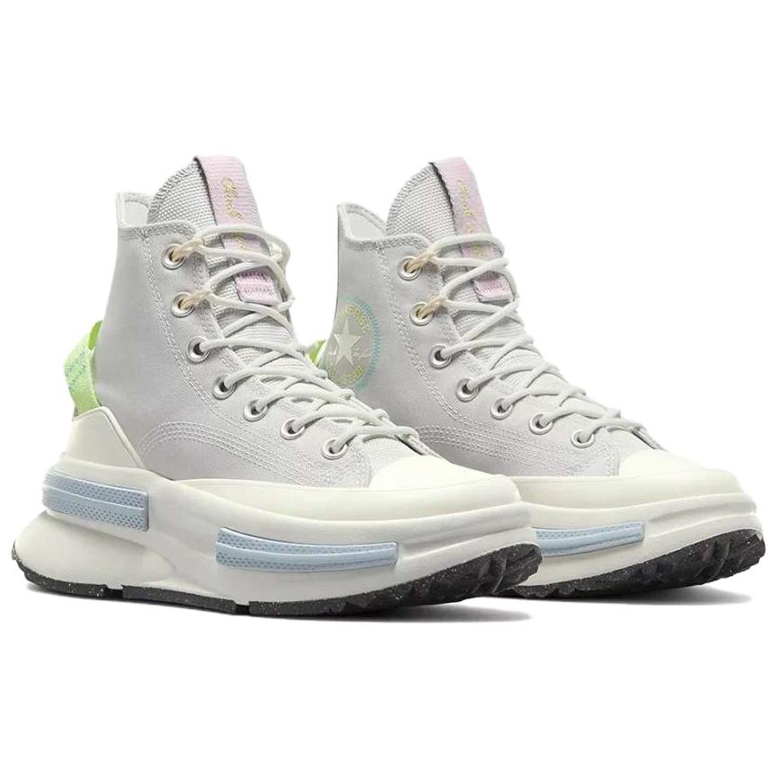 Converse Run Star Hike High Top Canvas Shoes Unisex Sneakers Gray A07609C