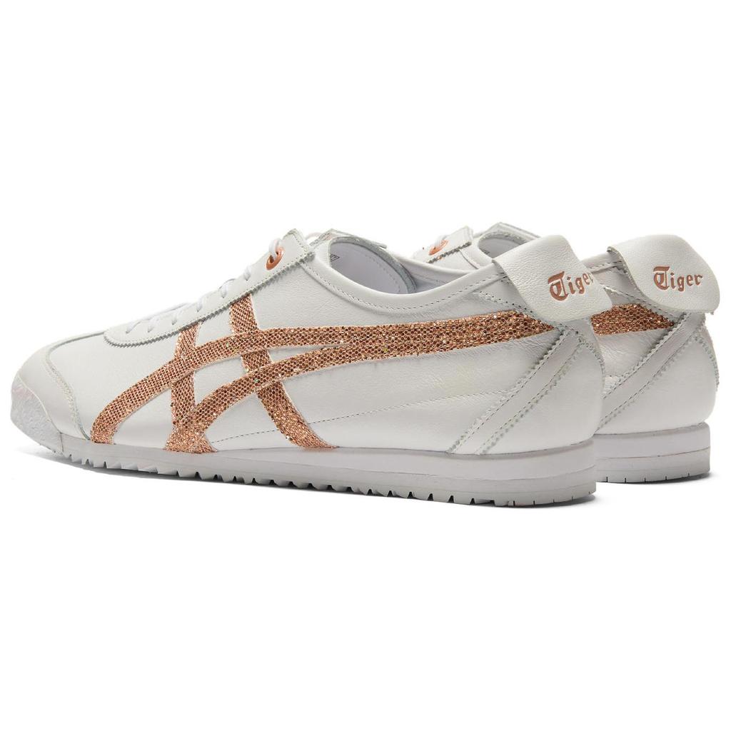 Onitsuka Tiger Mexico 66 Sd White Rose Gold Glitter Sneakers 1183C345-101