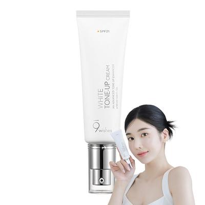 Nine Wishes Vegan White Tone-Up Cream SPF21, 1 шт., 50 мл