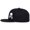 Topi Hip Hop Skull Unisex – Trendy Flat Brim Snapback Cap for Street Style Lelaki & Wanita