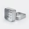 Double-layer Aluminum Soap Box Portable Square Storage Container Travel Water Filter Soap Box