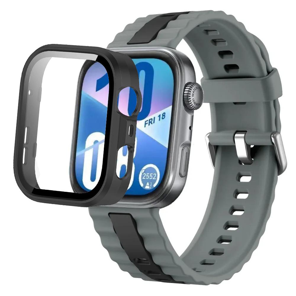 Силиконовый ремешок + ПК-кейс для Huawei Watch Fit 4/Fit 4 Pro, детали умного браслета для Huawei Watch Fit 3, защитный чехол для часов
