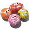 SCHITEC Dog Ball Toys with Sounds and Chewing of Dog Dental Lack of Exercise and Stress Educational For Small and Medium Dogs [Set 4, Baseball,