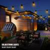 Солнечная ретро светодиодная лампа, гирлянда, уличный водонепроницаемый праздничный сад, двор, пейзажный светильник, семейный светильник для украшения рождественской вечеринки, атмосферный свет