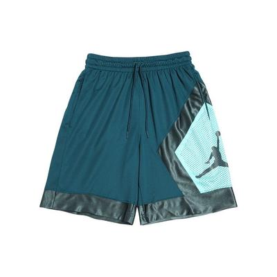 Баскетбольные шорты Jumpman с ромбовидной сеткой, мужские, синие, зеленые, AV3207-347