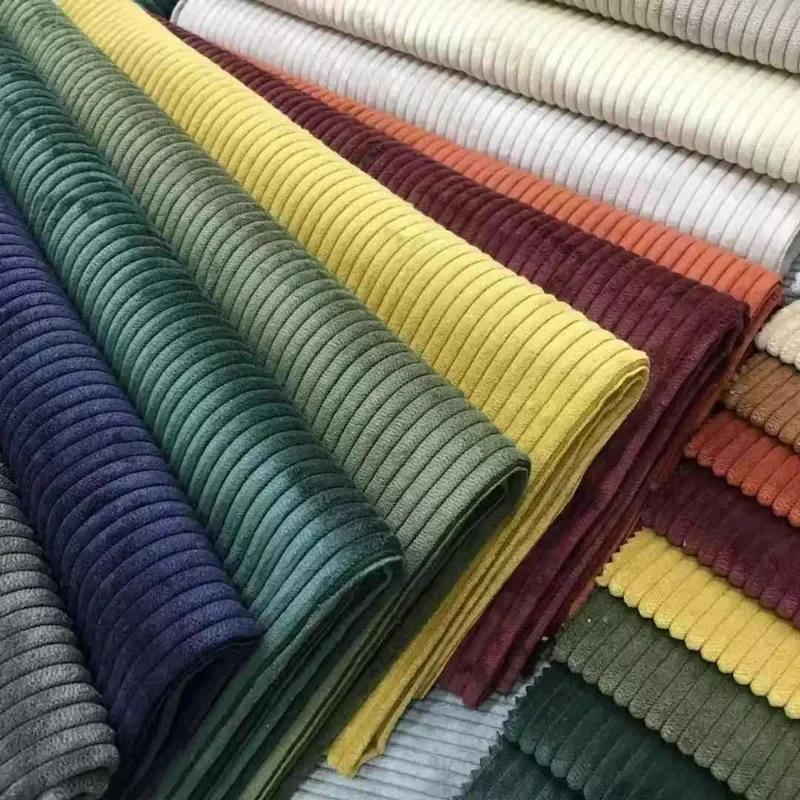 100x140cm Solid Color Corduroy Fabric Shirt Children's Cotton Jacket Sweater Sofa Velvet Cloth Lining DIY Sewing Brocade