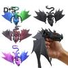 3D Printed Winged Dragon Figurine Movable Joints Flying Dragon Figure Articulated Dragon Model Fidget Toy Desktop Decoration Ornament