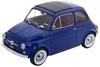 KK Scale Fiat 500F 1968 Blue Finished Product 1/12