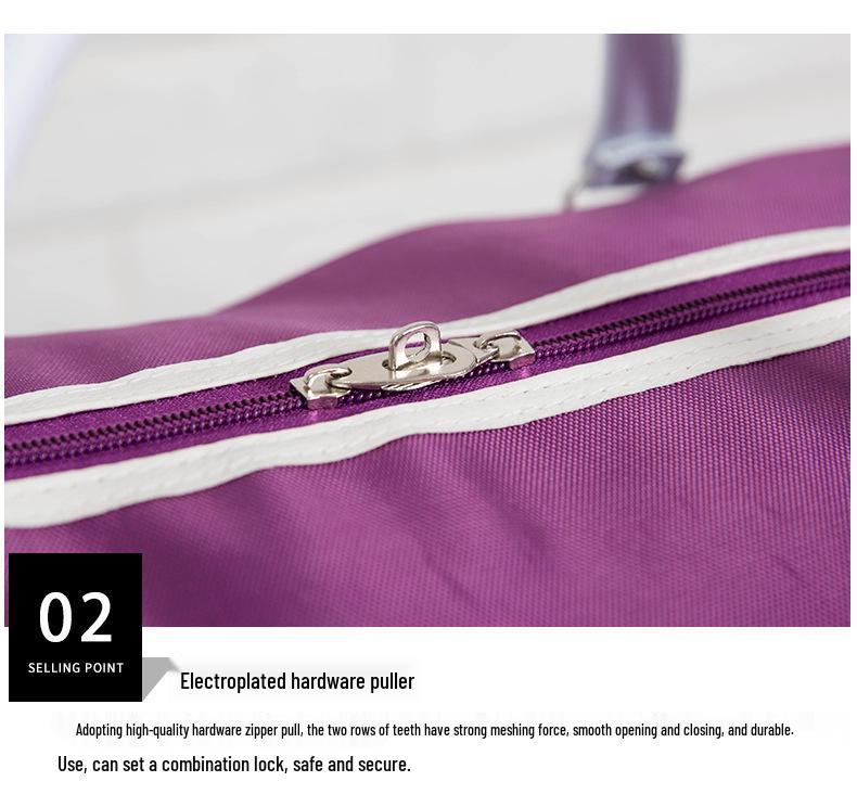 Большая дорожная сумка-тележка в корейском стиле - Легкая, складная ручная кладь для женщин, мужчин и студентов