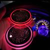LED Cup Holder,Light Up Car Coaster, 7 Color Changing Luminous Coaster Car Luminous