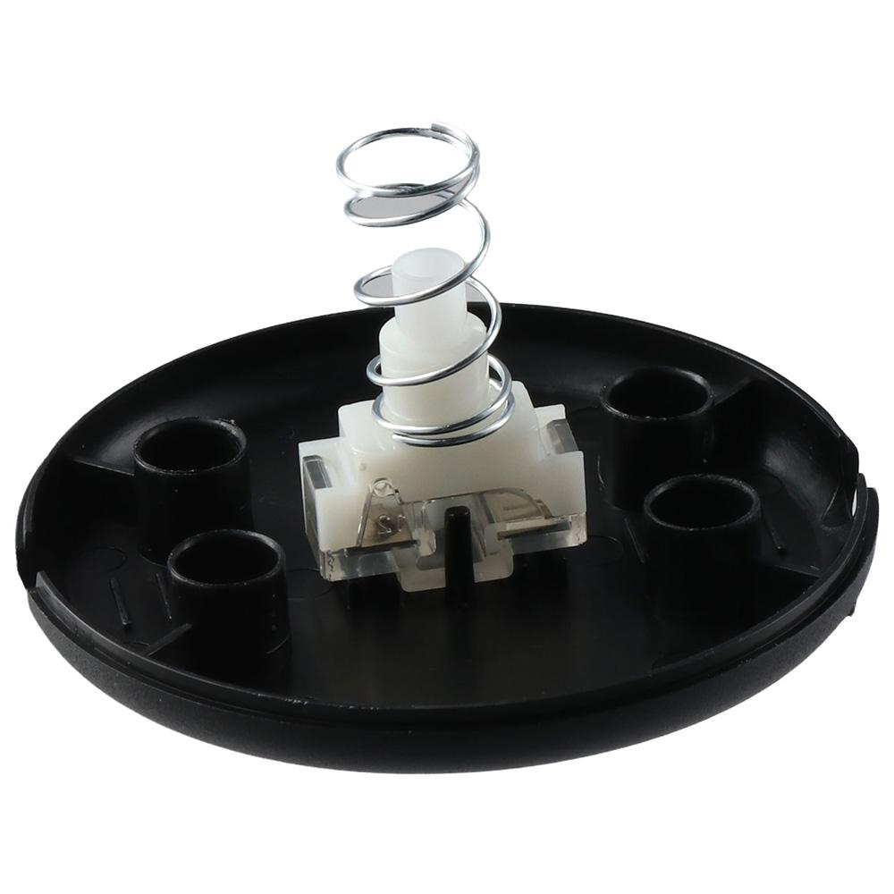 2pcs Round Footswitch Black Foot Pedal Push Switch High Quality Christmas Decoration