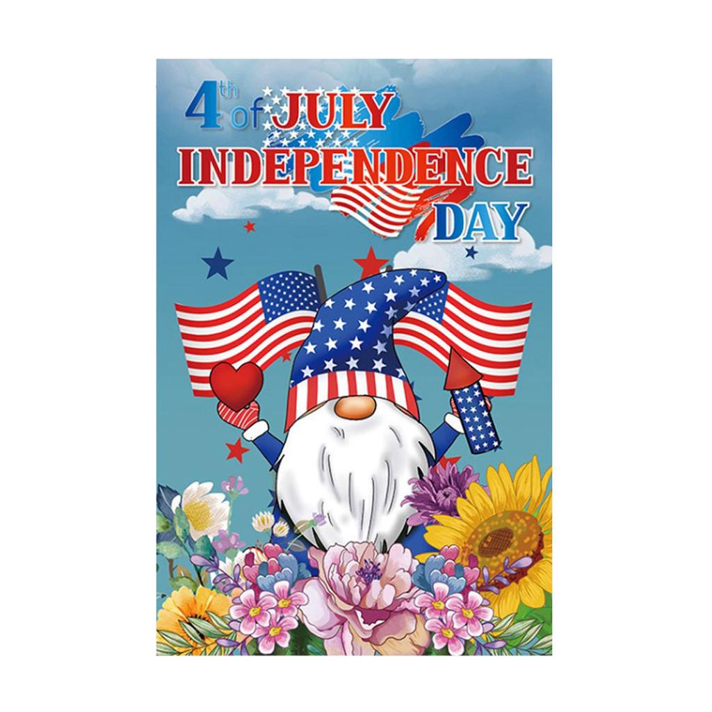 День независимости Садовый флаг Флаг Американский праздник Вечеринка Украшение Реквизит Садовый флаг.