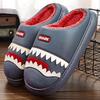 Platform Slippers For Women Trendy Cute Design Winter Warm Home Footwear Waterproof EVA Sole Memory Foam House Shoes Men Plus Size