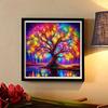 New Arrival 5D DIY Full Circle Diamond Painting "Colorful Tree" Embroidery Cross Stitch Home Decor Gift