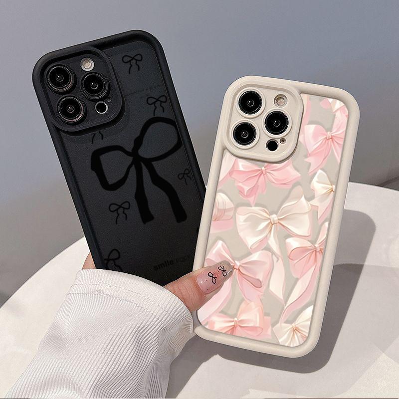 Чехол Для Redmi 15 Note 14 4G 13 12 PRO 5G Plus 10 8 9 11S 13C 14C 12C 12 13 A5 A3 10C крышка Бант Милый Силикон