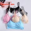Мягкий хлопковый тренировочный бюстгальтер для молодых девушек, дышащее нижнее белье для подростков