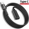 Кабель-удлинитель USB C Быстрая зарядка и передача данных Тип C Штекер-Розетка Удлинитель Для Ноутбука Playstaion Планшета USB-C Хаб