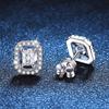 0 .3 Carat D Color Moissanite Stud Earrings For Women 925 Sterling Silver Earring Sparkling Wedding Jewelry Gifts