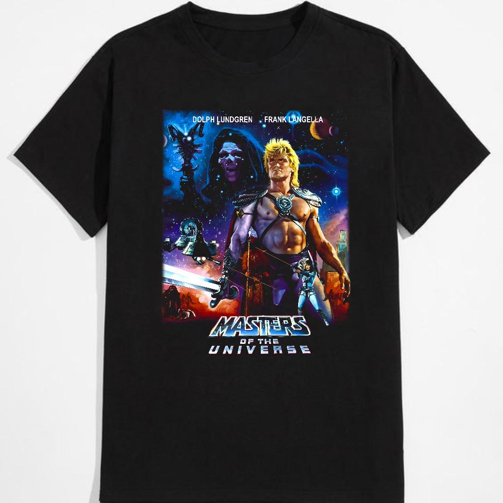 Унисекс Хлопковая Футболка Masters of the Universe Фильм 1987 Футболка Унисекс Плотный Хлопок Ricky P