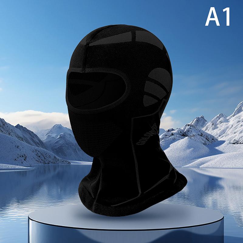 Мужская и женская зимняя шапка-балаклава с защитой от холода, дышащая полнолицевая солнцезащитная маска для езды на велосипеде, защита головы и шеи