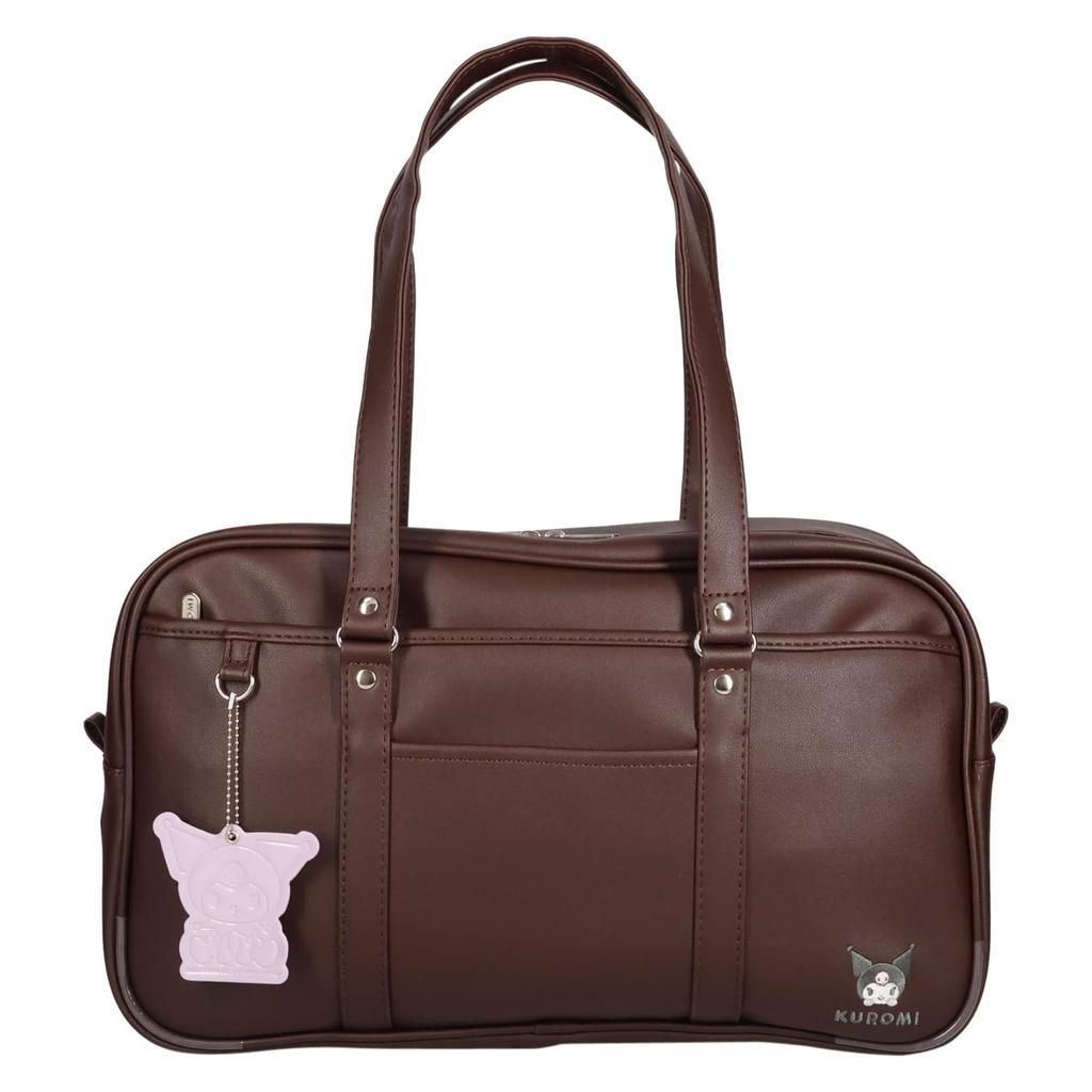 Kuromi School Bag (with storage pocket and synthetic leather) [62058 / Schoolbag, Multifunctional, CHO