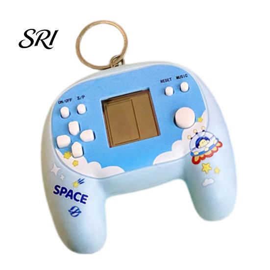 Classic Design Keychain Mini Handheld Game Retro Joystick Toy Pendant for Bags Vintage Inspired Backpacks Creative Electronic Gadget Novelty Gift Kids