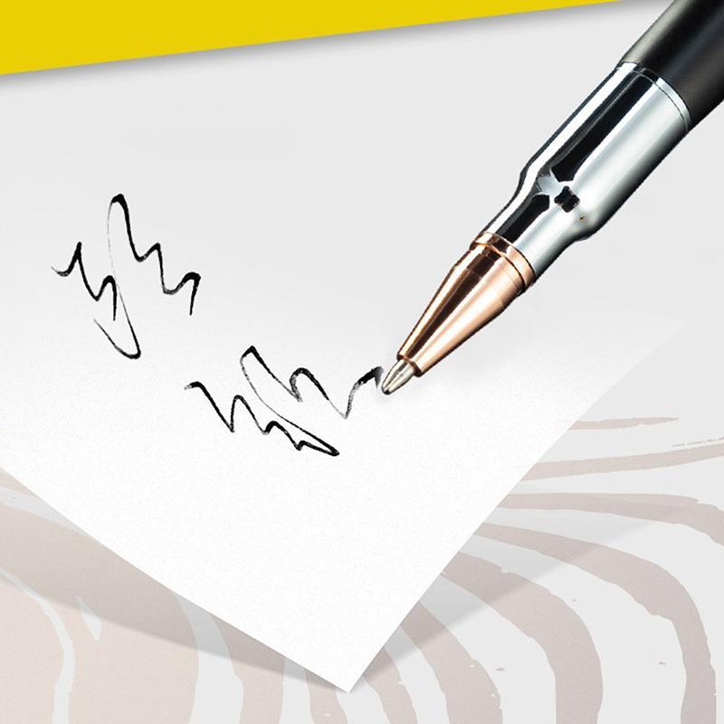 1 шт. Роскошные тяжелые металлические шариковые ручки для школы, бизнеса, офиса, ручки-роллеры для письма, канцелярские принадлежности для студентов