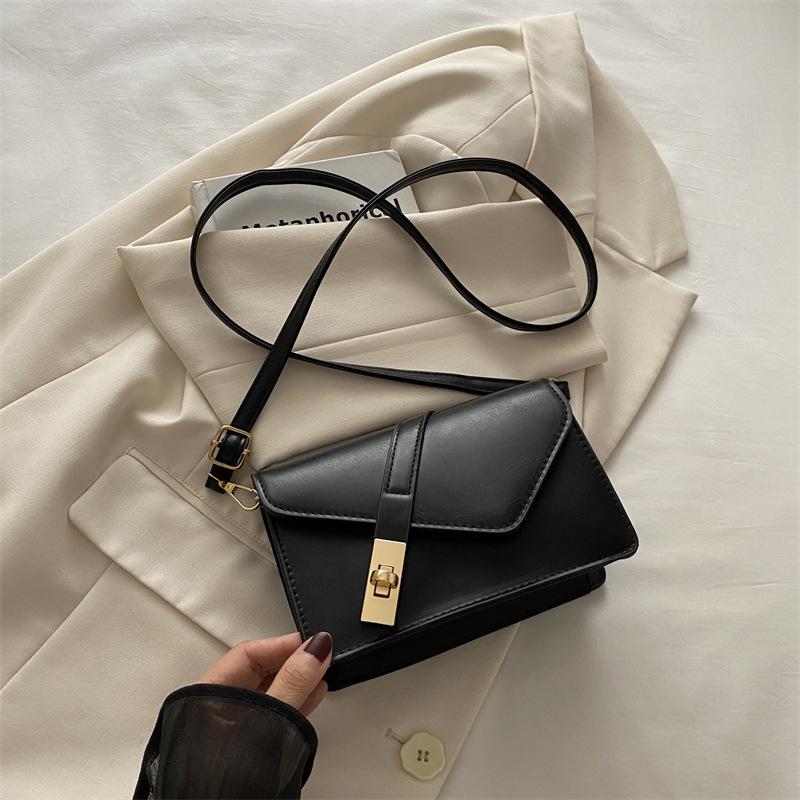 New Summer Fashion Simple and Personalized Casual One-shoulder Crossbody Bag Casual Retro Commuting Small Square Bag