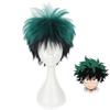 Мой Герой Академия Изуку Мидория Парик Boku No Hero Academia Косплей Волосы Изуку Мидория Деку Парик Косплей Парик + Парик Кепка