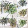 Home Decor Silk Flower Simulation Artificial Plants Fake Eucalyptus Money Leaf Green