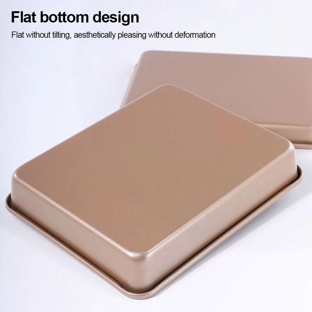 Nonstick Cake Baking Tray 9/11/13inch Bread Tray Gold Turkey Roasting Pan