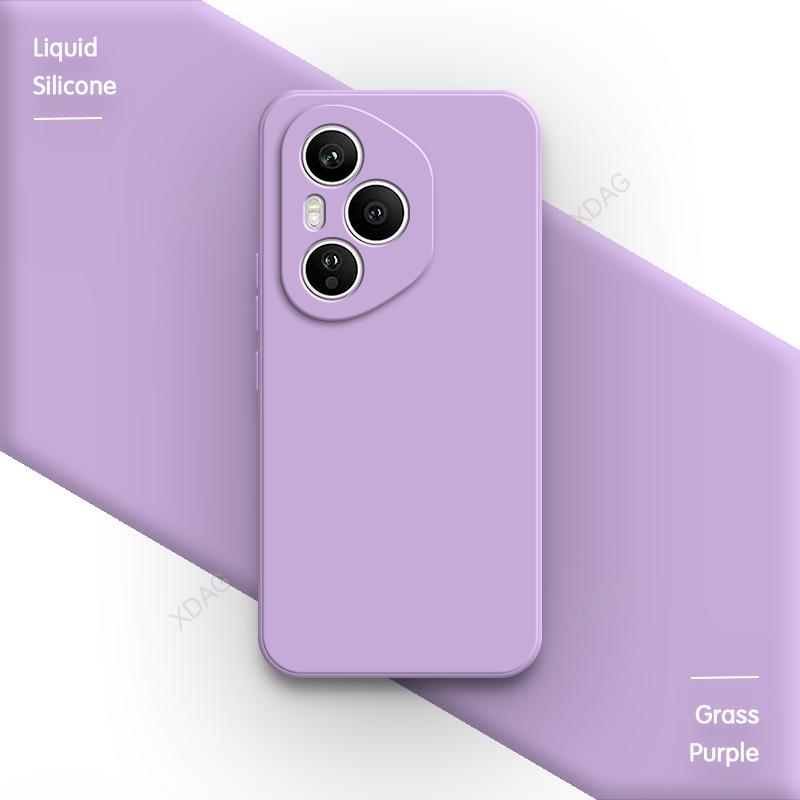 Оригинальный мягкий чехол для телефона Honor 400 Pro Lite 400Pro 400Lite 5G China Global Funda Конфетный Двойной слой Жидкий силикон Задняя крышка