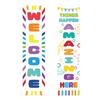 Welcome Back To School Banner Decoration First Day of School Backdrop Door Sign for School Classroom Decorations