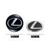 AFS1   Car Remote Key Emblem Sticker Aluminum Keys Decoration Decal For Lexus F SPORT ES RX NX LS UX LM LX GX LC RZ IS CT GS RC HS SC