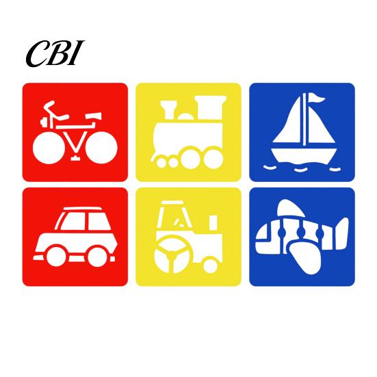 Easy Hold Paint Template 6 Pcs Painting Stencils, 5.5x5.9 Inch Washable Reusable DIY Home Decor Stencil Art Stencils for Wood Paper Fabric,