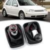 1Pc 5 / 6 Speed Black Frame Gear Shift Knob Lever Gaiter Boot Accessories for Volkswagen VW Golf 4 IV MK4 GTI R32 Bora Jetta