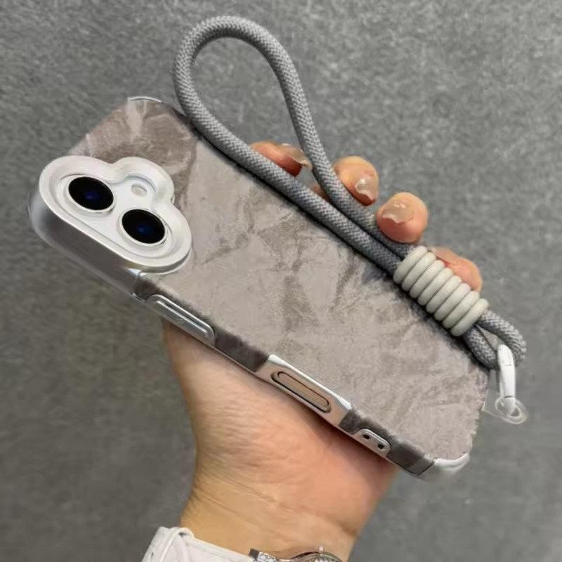 Роскошный бархатный модный чехол Ins для iPhone 16 Plus 15 14 13 12 Pro Max 11, противоударный шелковый фланелевый чехол для ремешка