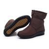Winter New Women Platform Boots Non-slip Tarpaulin Mother Ankle Boots Plus Velvet Thick Cotton Shoes Warm Snow Boots