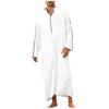 Men's Muslim Clothing Robe Dubai Long Dress Ethnic Clothing Pullover Casual Wear