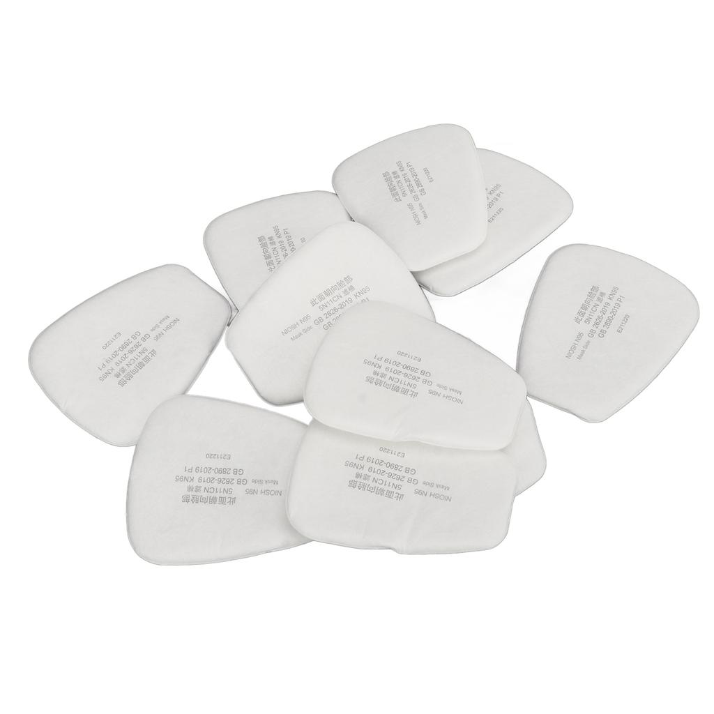 10pcs Bag 5N11CN Dustproof Filter Cotton for 6200 7502 6800 Face Shield