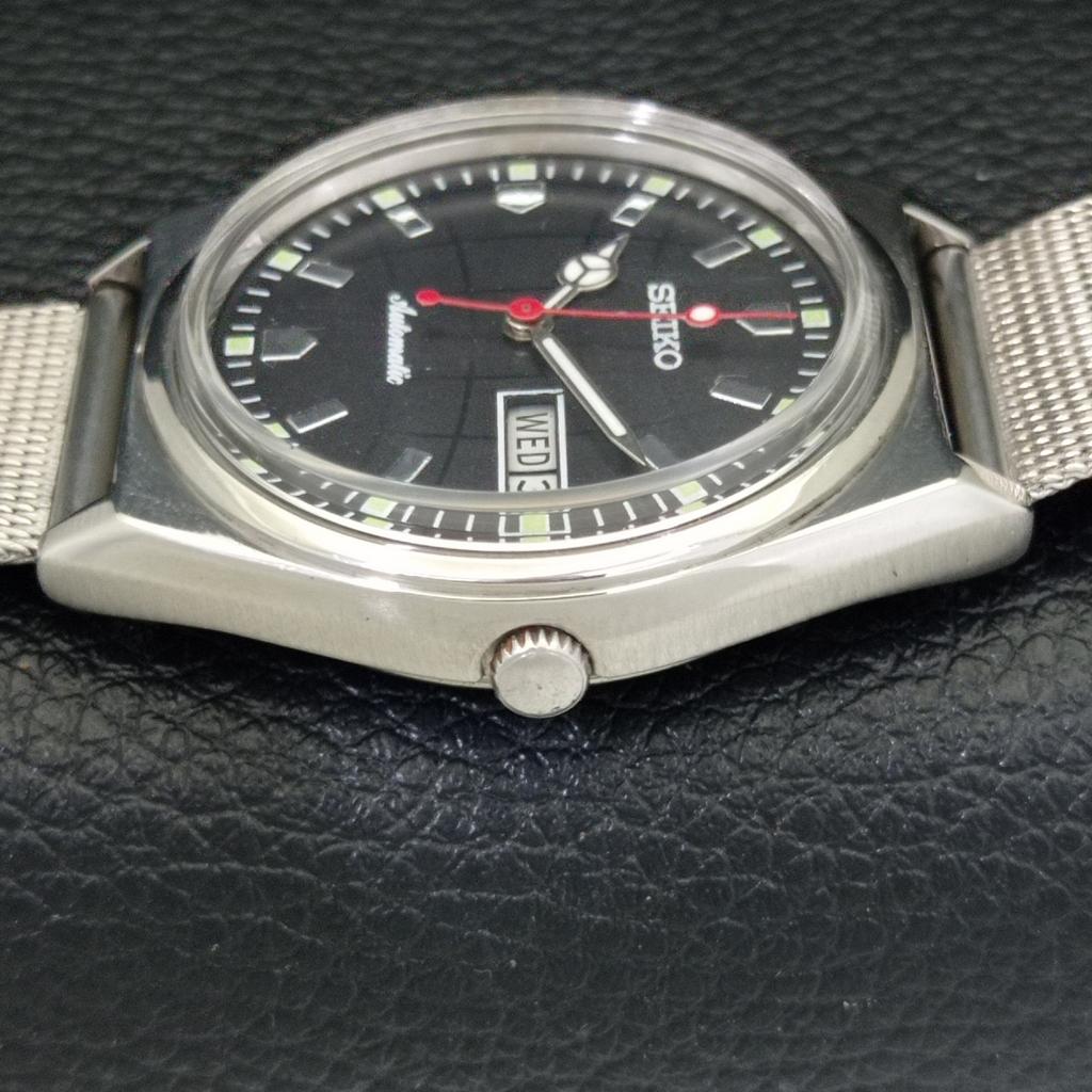 АВТОМАТИЧЕСКИЕ ВИНТАЖНЫЕ ЧАСЫ SEIKO ЯПОНИЯ 6309A МУЖСКИЕ С ЧЕРНЫМ ЦВЕТОМ ЦИФЕРБЛАТА a700417-5 R203-a700417