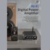 Стереоусилитель Bluetooth 5.4 USB AUX Вход 2-канальный 50 Вт x 2 Hi-Fi Усилитель для MP3 WAV WMA APE FLAC Штекер ЕС