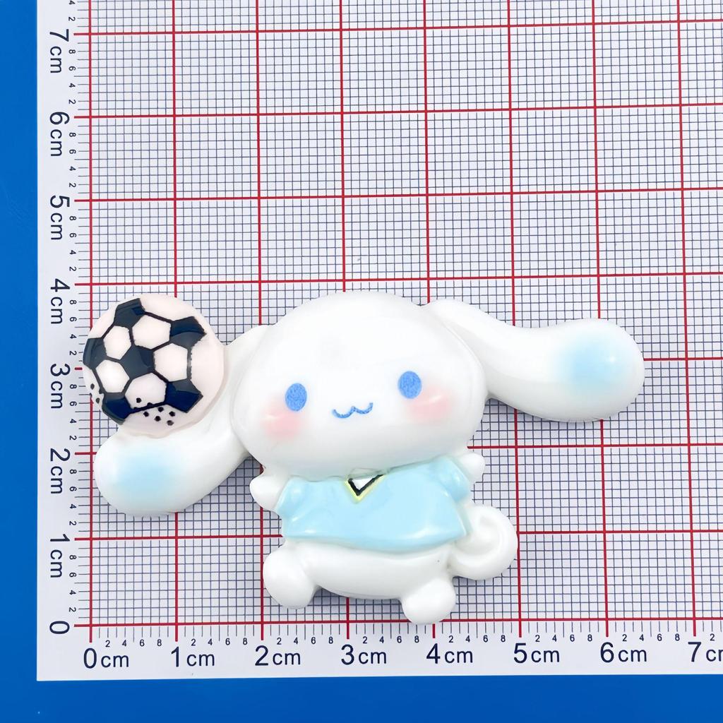 Спортивные смоляные аксессуары Sanrio с мультяшными персонажами: Материалы для DIY кремового клея, чехлов для телефонов, заколок для волос и наклеек.