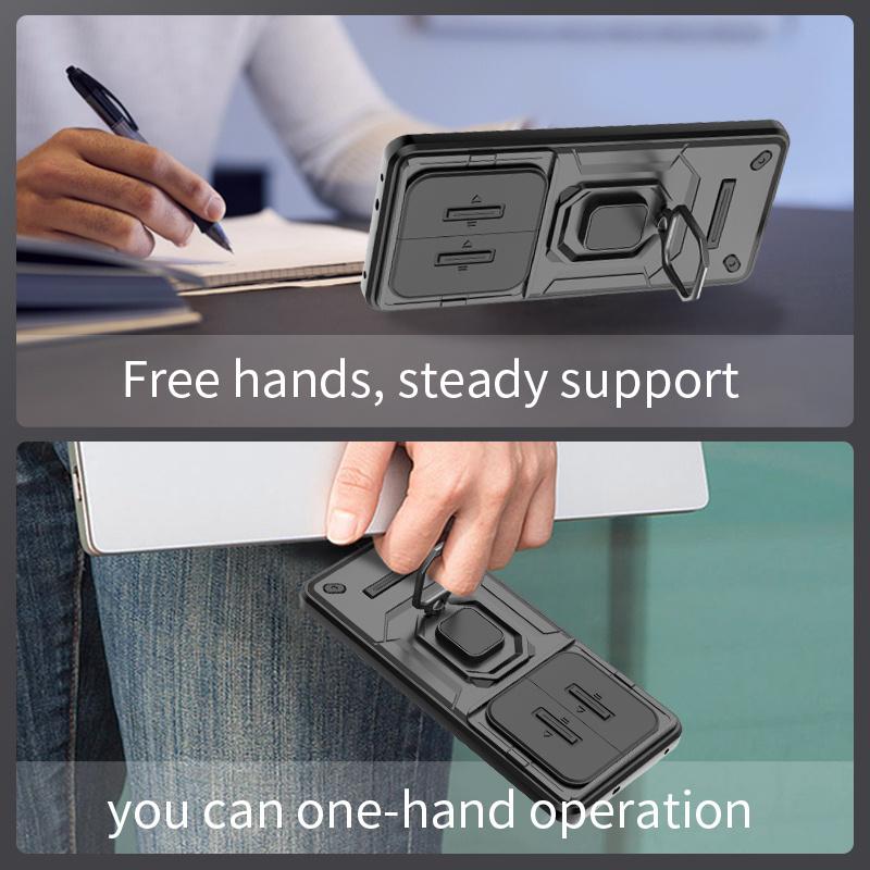 Armor Shockproof Case For Realme 14 Pro+ 5G Realme 13 Pro Plus Protective Cover Ring Magnetic Stand Holder Coque Fundas Capa